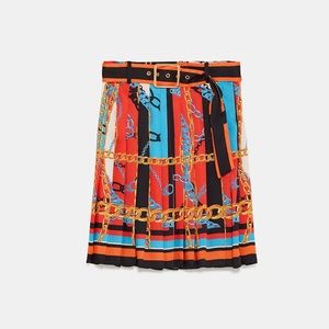 Zara pleated skirt